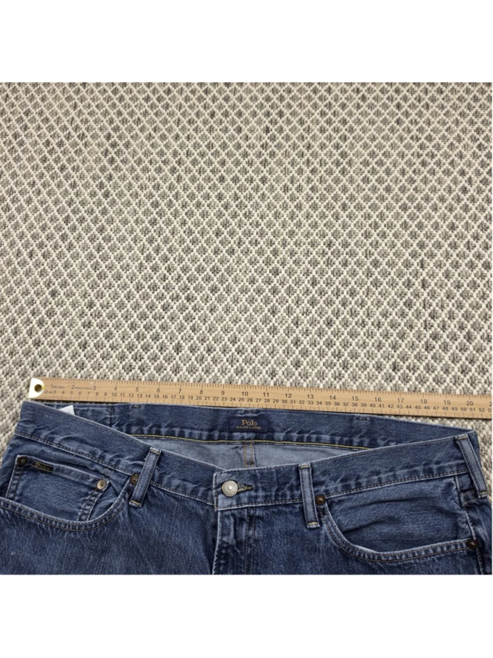 Polo Ralph Lauren Varick Slim Straight Jeans Men’s Size 40x32 Blue Denim Pants